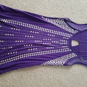 Cache studded tank top